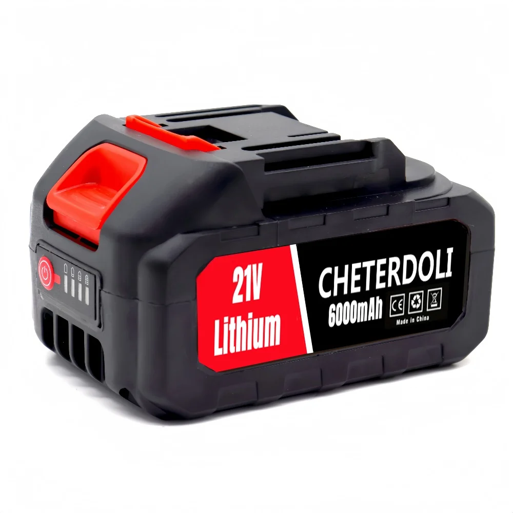 18v 21V 18650 Lithium Battery Rechargeable 9000mAh Batteries High-current High Discharge 21Volt Replace Battery For Screwdriver