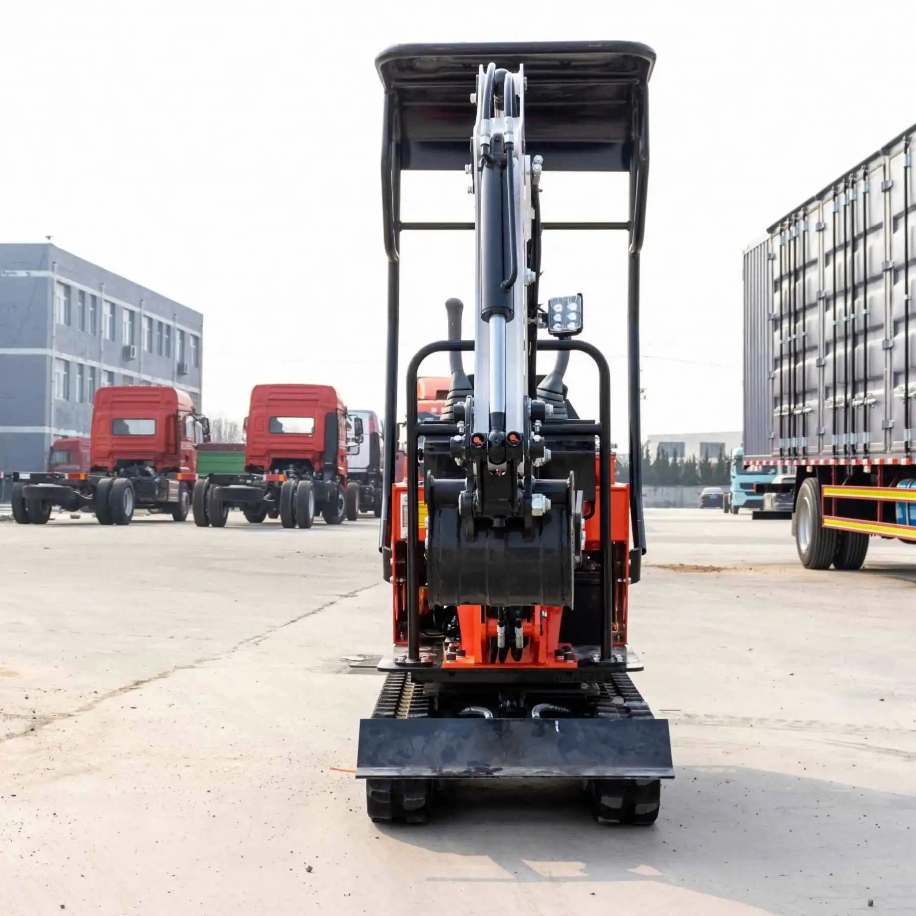 1 Ton Mini Digger Dieselmotor Machine Met Hydraulische Graafmachine Groothandel Kleine Graafmachine