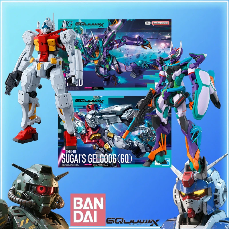 

Bandai Original HG GQuuuuuuX 1/144 gMS-K GFreD & Suga's Gelgoog GQ Gundam Anime Assembly Model Kit Limited Edition Gift