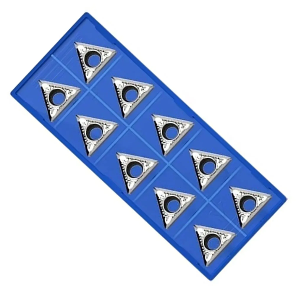 

10pcs TCGT110204AK N01 Carbide Inserts for Aluminum Alloy Turning Applications with Vacuum Quenched Finish and Reduced Tool Load