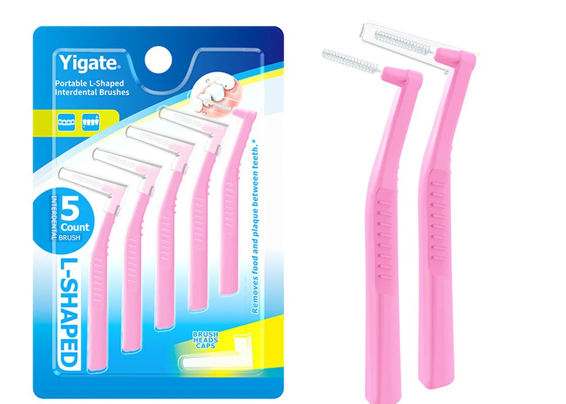 

5/10 шт. межзубная щетка изогнутая межзубная щетка для чистки зубных головок зубная щетка коррекция щетки для чистки зубных щеток