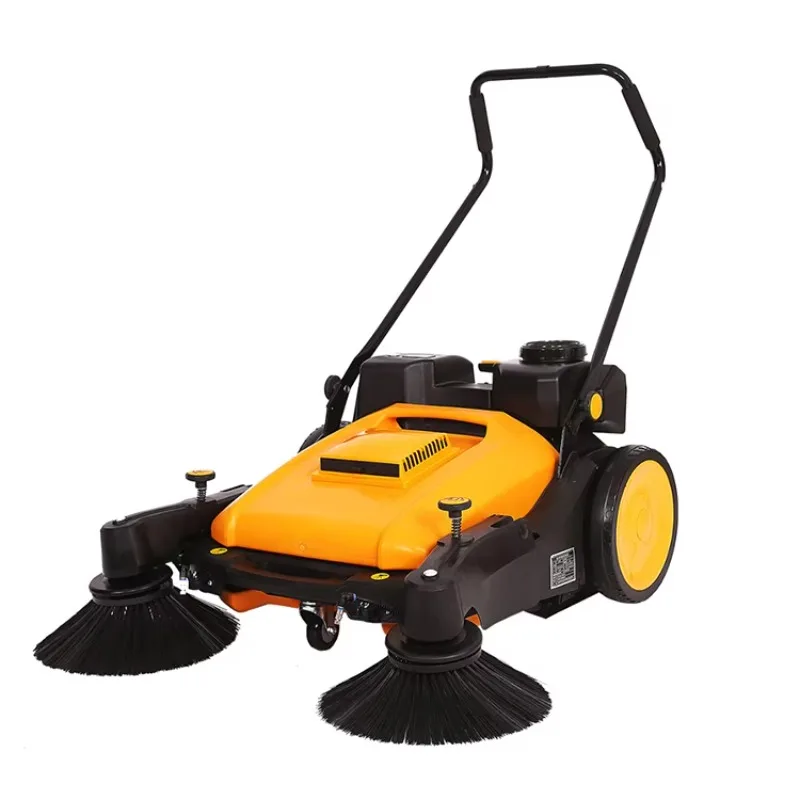 New Walk-behind Burnishing Street Sweeper Garden Lawn Floor Sweeper Manual Portable for Sale