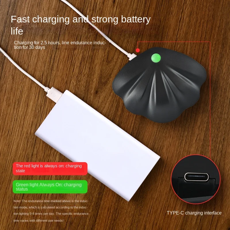 New intelligent LED charging human body sensing light night light, wiring free door sign light