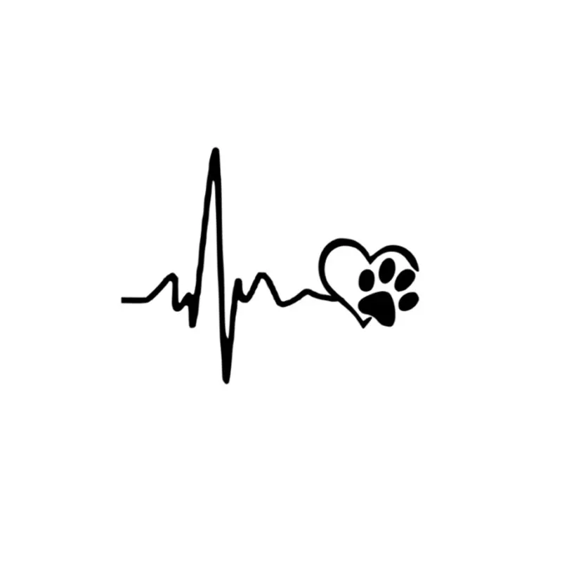 

Heartbeat lifeline plum blossom claw print design window bumper motorcycle accessories vinyl car stickers
