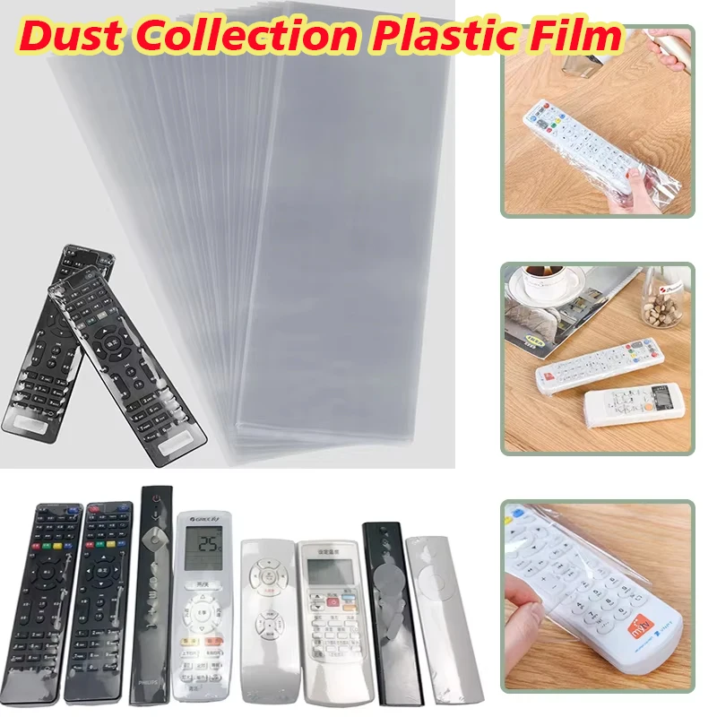 PVC Remote Control Protective Cover Remote Control Dust Collection Plastic Film Hair Dryer Heat Shrinkable Film Packaging