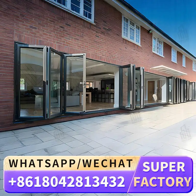

Customizable Factory Made High Performance Foldable Windows Doors for European Commercial Spaces Windows Foldable door