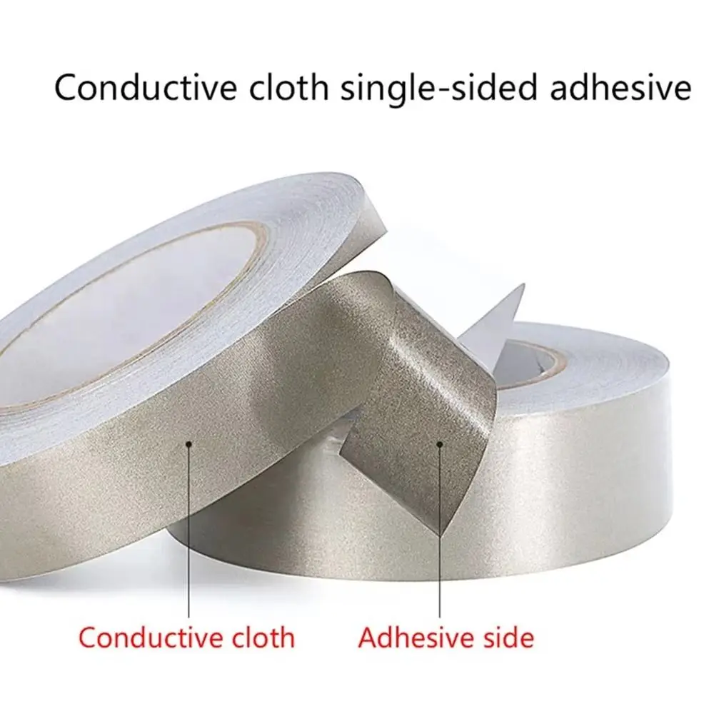 Conductive Fabric Conductive Fabric Tape Self Adhesive Multiple Width Conductive Cloth Tape Double Conductive