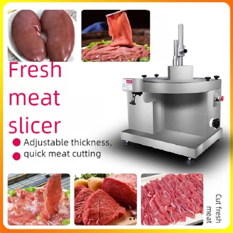 

Stainless Steel Fresh Meat Cutter Machine Bacon Slicer Meat Cutting Machine