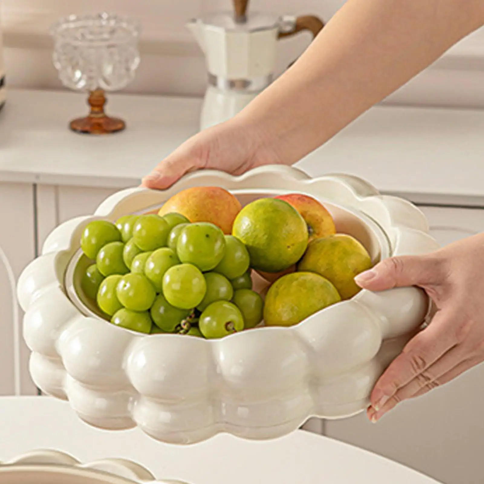 

Serving Tray Large Modern Serveware Party Platters Snack Serving Trays For Home Decor Kitchen Bedroom Living Room Farmhouse