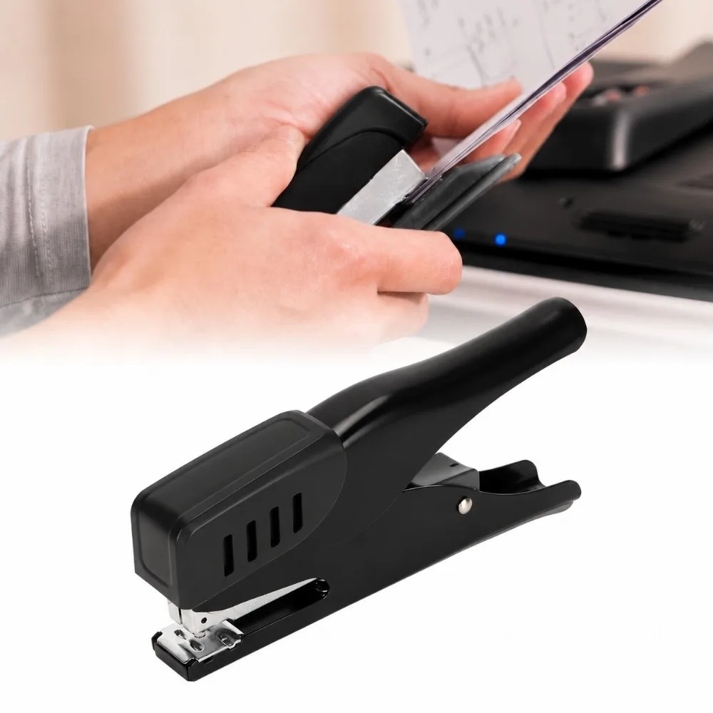 25 Sheet Capacity Plastic Shell Hand Stapler Metal Stapling Head Multi Colors Manual Stapler Ergonomic Shape Compact Size