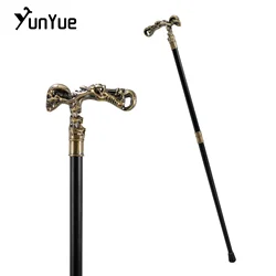 Copper Skull Steampunk Walking Cane Fashion Decorative Walking Stick Cospaly Gothic Vintage Party Fashionable Walking Cane 93cm