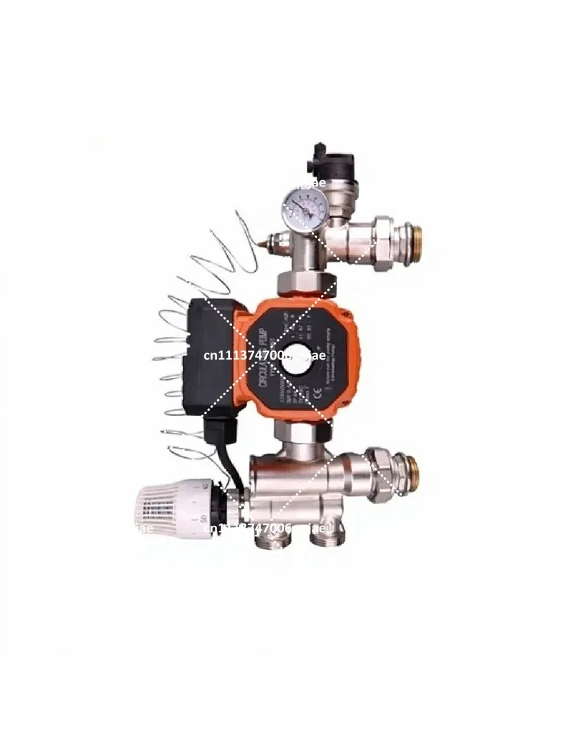 Thermostatic Cold Mixing Valve for Radiant Floor Heating System Manifold Hot Water Control