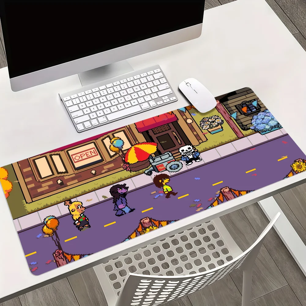 Game Pixel Fanart Cute D-Deltarune Mouse Pad Non-slip Lockedge Thickened Desktop MousePad Large Comfort Gaming Office Student
