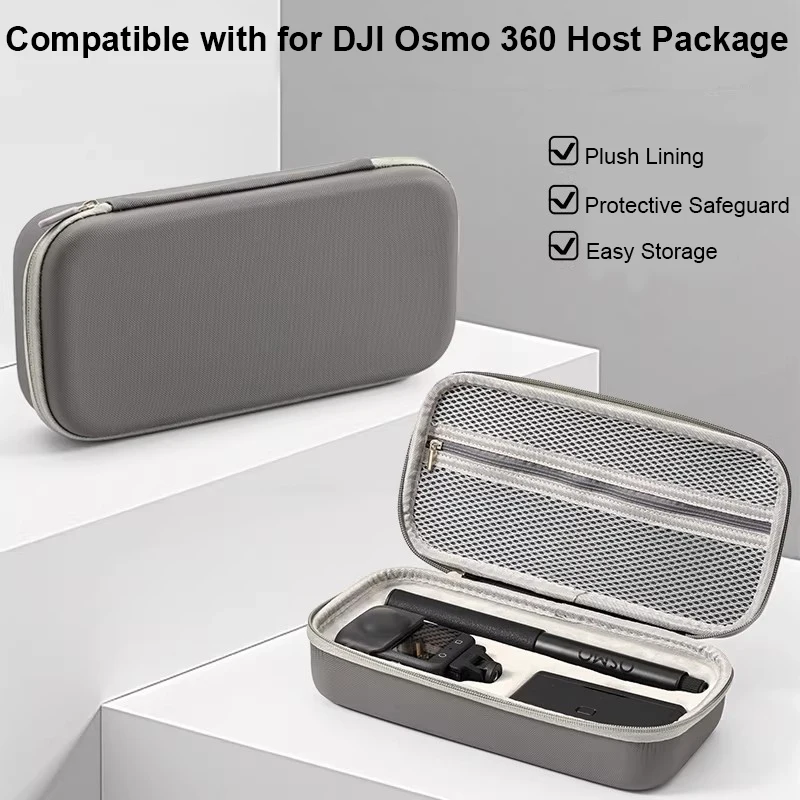 

For DJI OSMO 360 Storage Bag For DJI OSMO 360 Panoramic Camera Portable PU Storage Bag