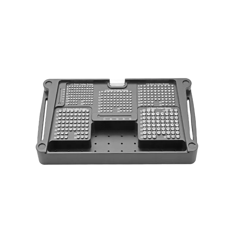 Aluminum Screw Caddy Storage Container with Screws Veterinary  Instruments Holder for Animal Surgery Laboratory Use