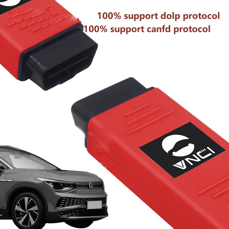 VNCI6154A: Portable OBD2 Diagnostic Tool – CAN FD/DOIP Compatible with Online Upgrade