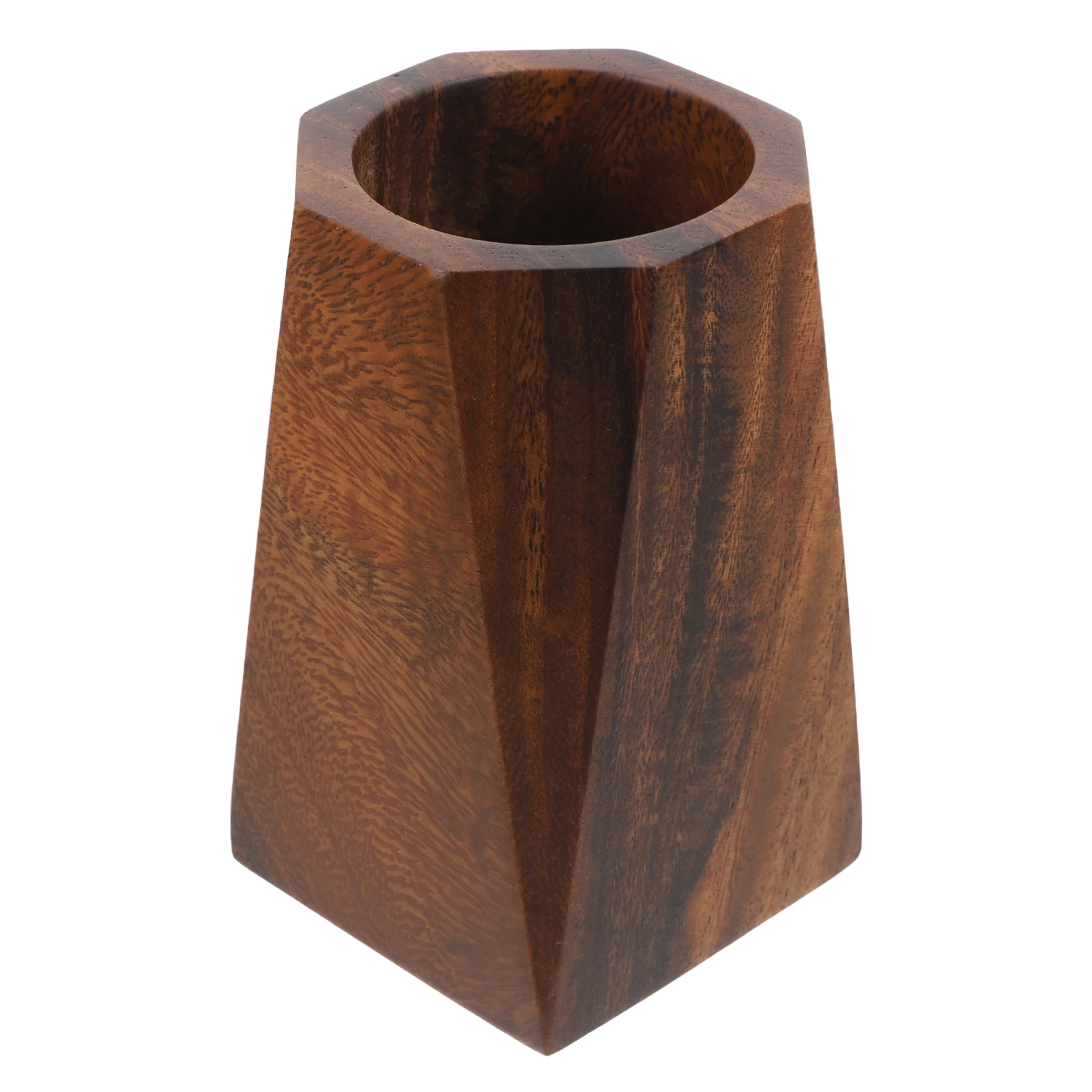 

Pen Holder for Desk Wooden Pencil Solid Holders Light Brown Cup Farmhouse Organizer Office