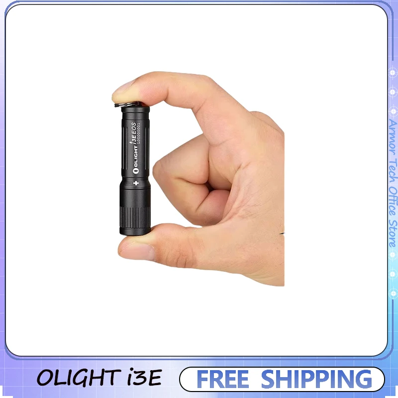 OLIGHT i3E EOS Keychain Flashlight Green 19th Anniversary Edition Mini LED Pocket Torch AAA Battery Outdoor Use Daily Carry Gift