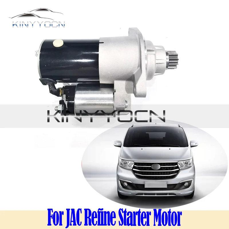 Motor de arranque de coche de 12V y 24V para JAC Refine, Motor de arranque de motor automático de alto par, Motor de desplazamiento M3/1,6 litros