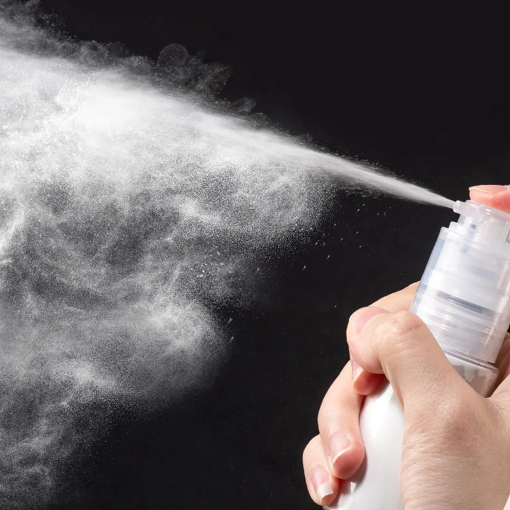 Dry Powder Bottle Portable Shaker Jar Container Transparent Small Dispenser Spray Baby