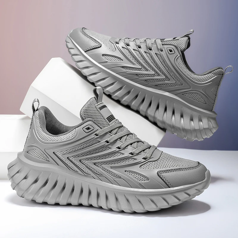 

YRZL Running Shoes for Men Lightweight Breathable Sneakers Gym Walking Shoes Non Slip Athletic Sport Shoes Comfortable Footwear