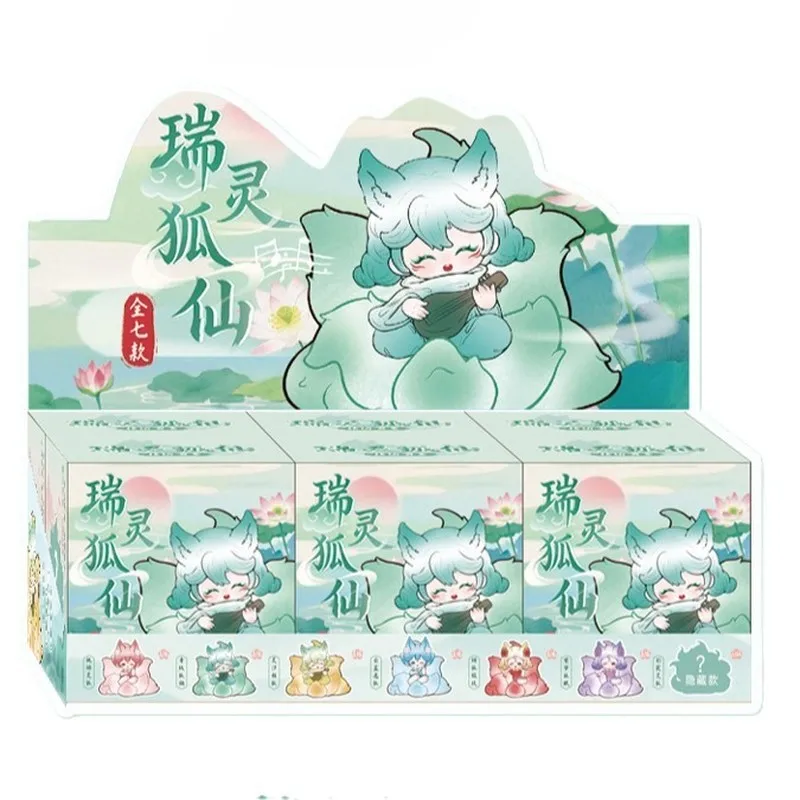 

Новые коллекционные фигурки девятихвостой лисы-феи в слепых коробках, декор для рабочего стола и гостиной, подарки для взрослых, игрушки в слепых коробках