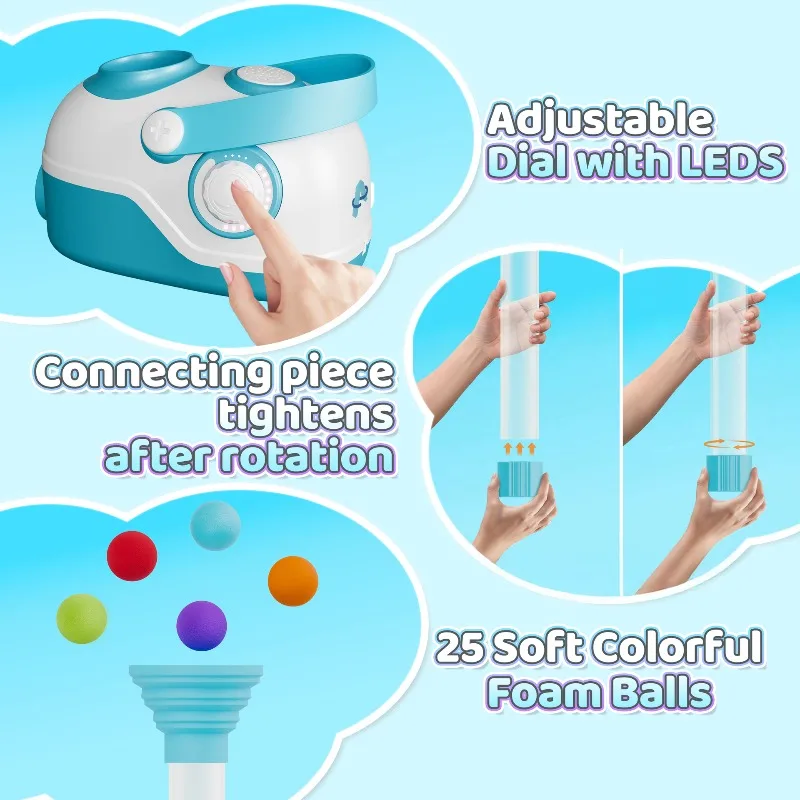 Air Power Pipe Fan DIY Toy Educational Assembly Puzzle Kit For Kids Hands‑On Learning Play For Home Classroom STEM Activity