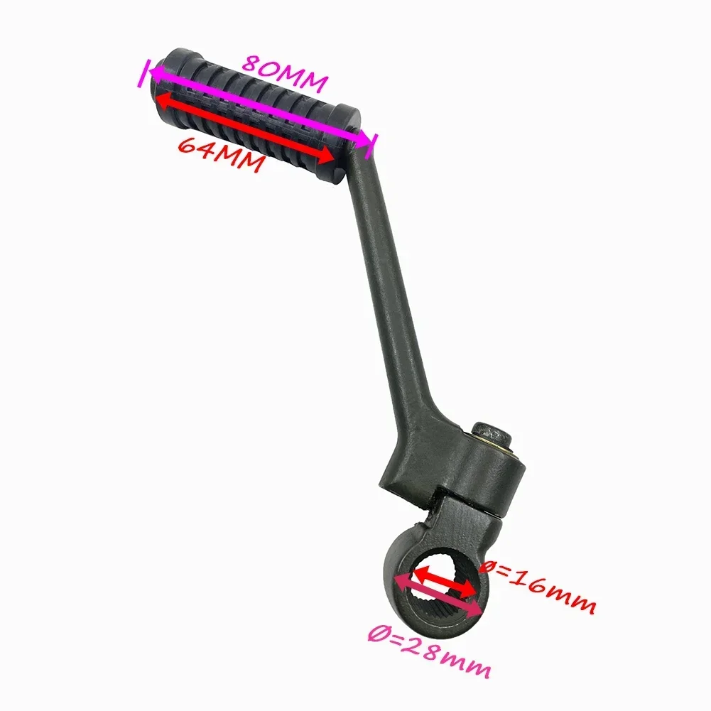 16MM For YAMAHA DT250 DT125 Motorcycle Starter Kick Start Lever Foot Pedal Ignition Steel Hole Kick Engine DT 250 125 DT-125