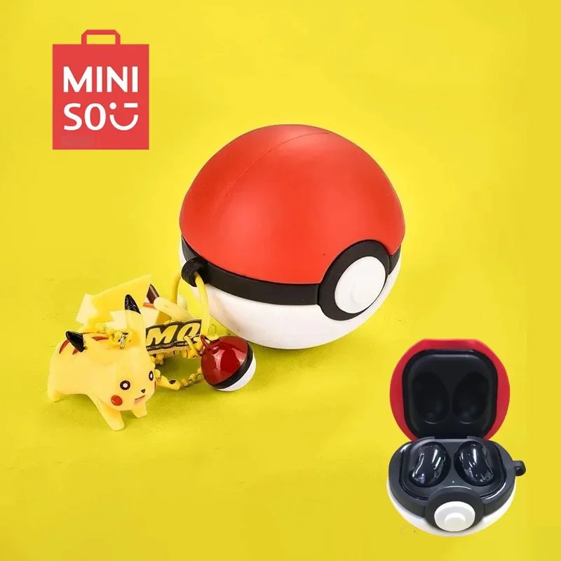 New Pokemon Anime Pikachu Earphone Case For Samsung Buds Live/Pro/2 Silicone Wireless Earbuds Protective Cover With Keychain