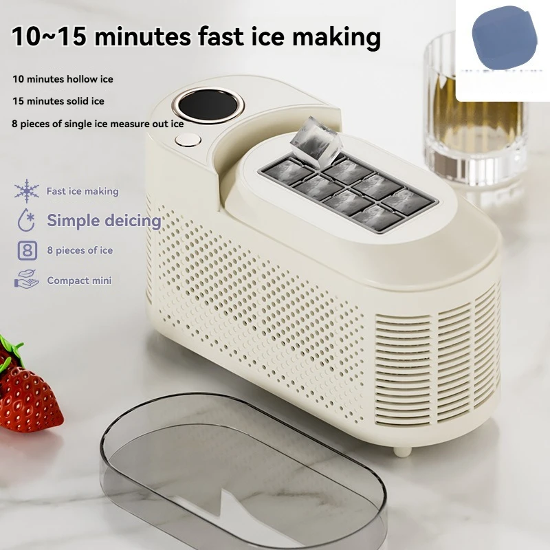 

Portable Mini Ice Maker Machine Countertop Cube Ice Machine for Home Office Camping Car Use Fast Making Quiet Operation