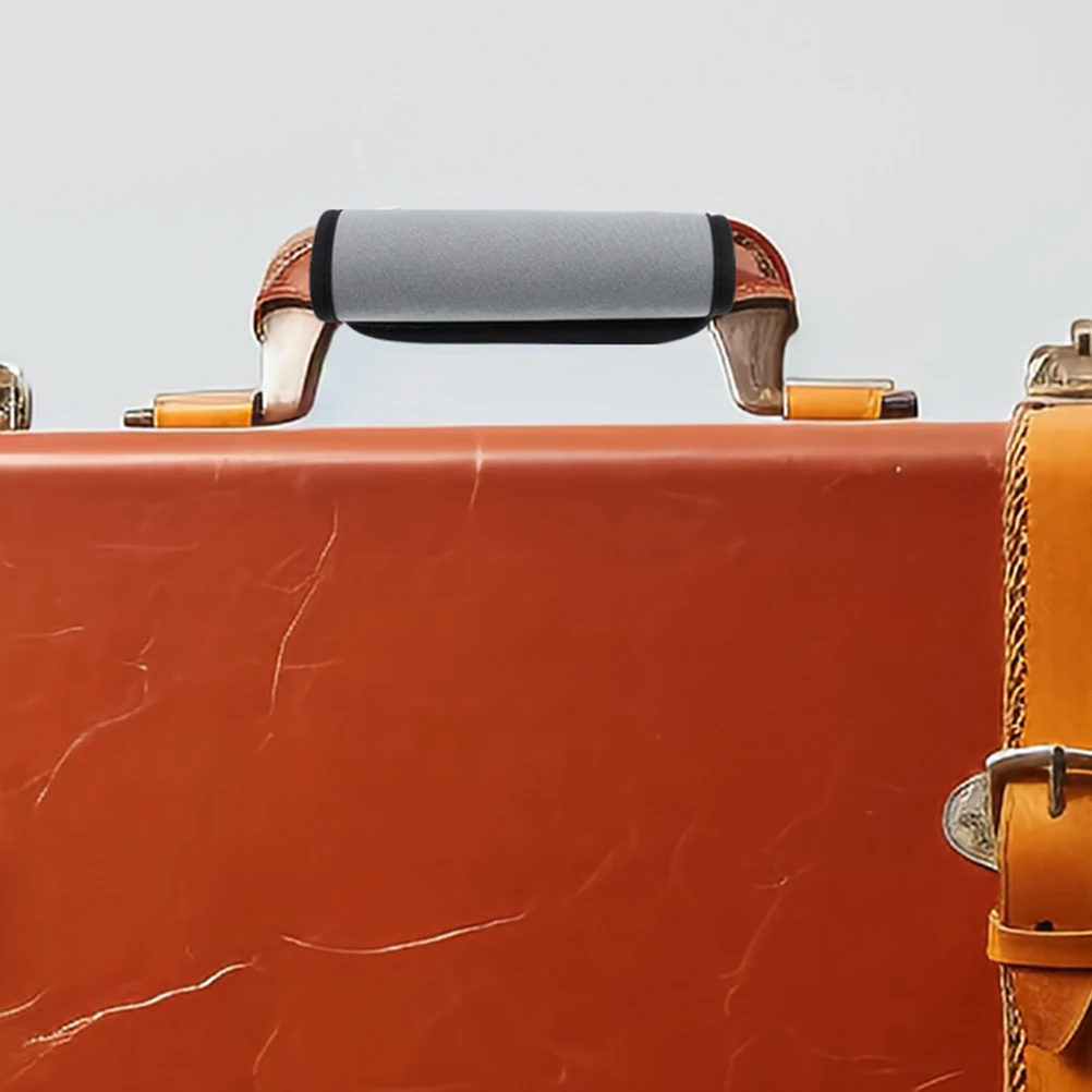 2 قطعة أغطية مقبض الأمتعة حامي النيوبرين قابل للتعديل خفيفة الوزن مقبض حقيبة يلتف إكسسوارات السفر لسهولة