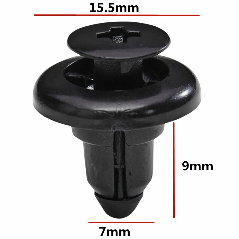 20Pcs For 7mm Hole OE: 30008324 Car Fender Retainer Fasteners Rivets Clips Auto Radiator Mounting Clip B127