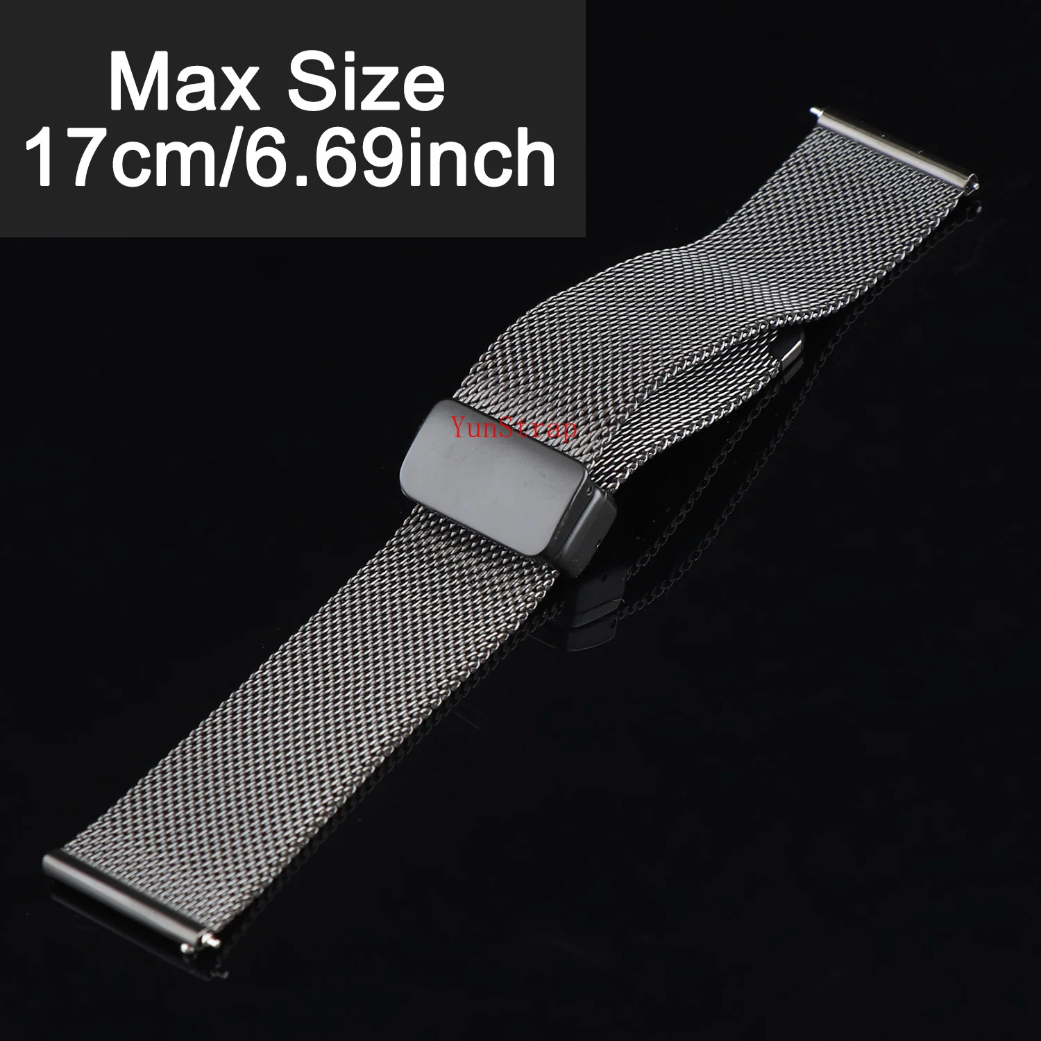 22 مللي متر سوار فولاذي مغناطيسي من الفولاذ المقاوم للصدأ لساعة Amazfit GTS/2/2e/3/4/GTS2 Mini/GTR /GTR2/3/4/Pro سوار ساعة هواوي 4/3GT5/4/3/2