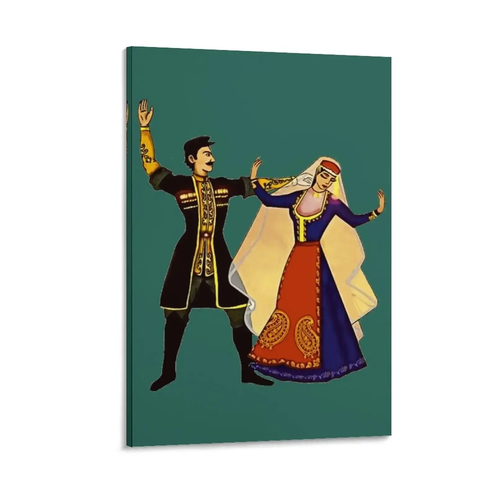 

Armenian Folk Dance Canvas Painting Luxury living room decoration Bedroom deco poster mural