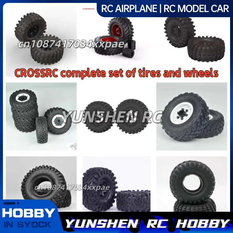 Crossrc Complete Set Of Tires And Wheels At4 Emox Emox2 Emox3 Sg4 Sr4 Gc4 Xc6 Tl4 Emo Xx Xxl All Models Of Tires