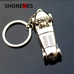 Shonemes Vintage Racing Car Truck Bus Keychain Creative 3D Jeep Key Rings Train Keyring Bags Charms Accessory Gifts