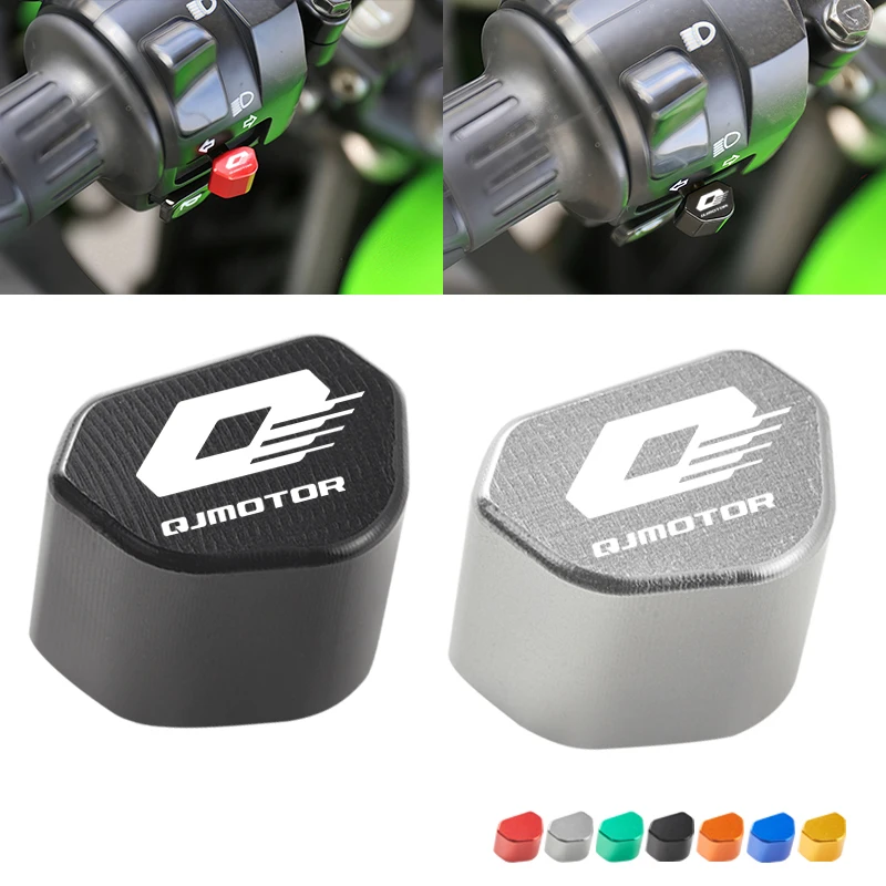 CNC Aluminum Motorcycle Button Turn Signal Switch Key Cap For QJMOTO QJ MOTO QJMOTOR SRT 800SX 800SRT SRT 800X Accessories