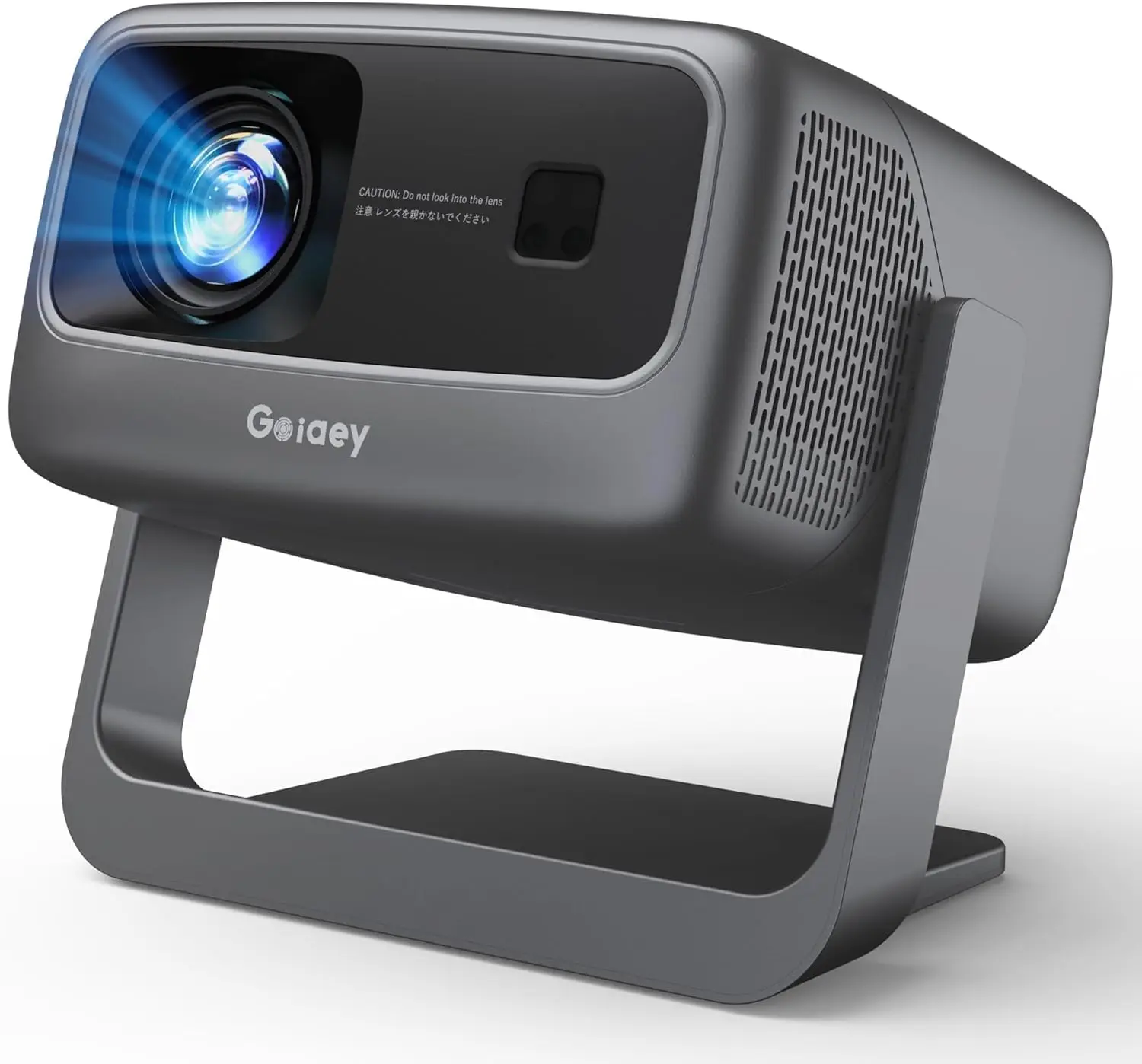 [3500 ANSI/ Official Apps/65W Audio] Outdoor 4K Projector with WiFi and Bluetooth, Auto Focus, Auto Keystone Smart Projector Sup