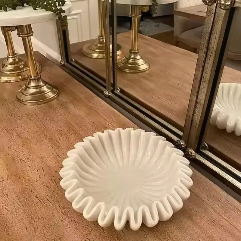 Natural Stone Handmade Decorative Bowl for Jewelry Storage Custom Interior Home Decoration Tray Organizer Gift Handcrafted