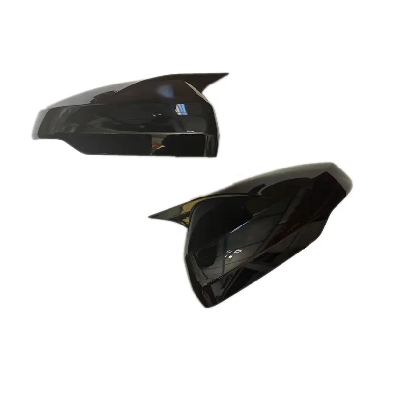 for Audi A1 GBA GBH Allstreet 2018 - 2024 Horn Style Black or Carbon Fiber Hydro-dipped Rearview Side Wing Mirror Cover Cap