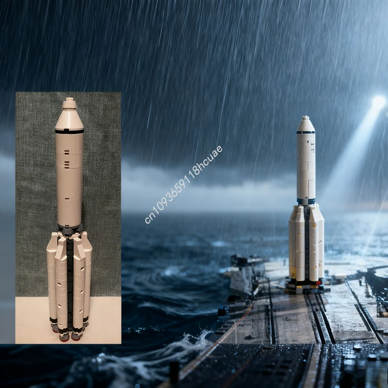 

323pcs MOC DamoB S UR Proton Spaceed Model Building Blocks Architecture Assemble Toy Creative Idea Kids Christmas Gift Birthday