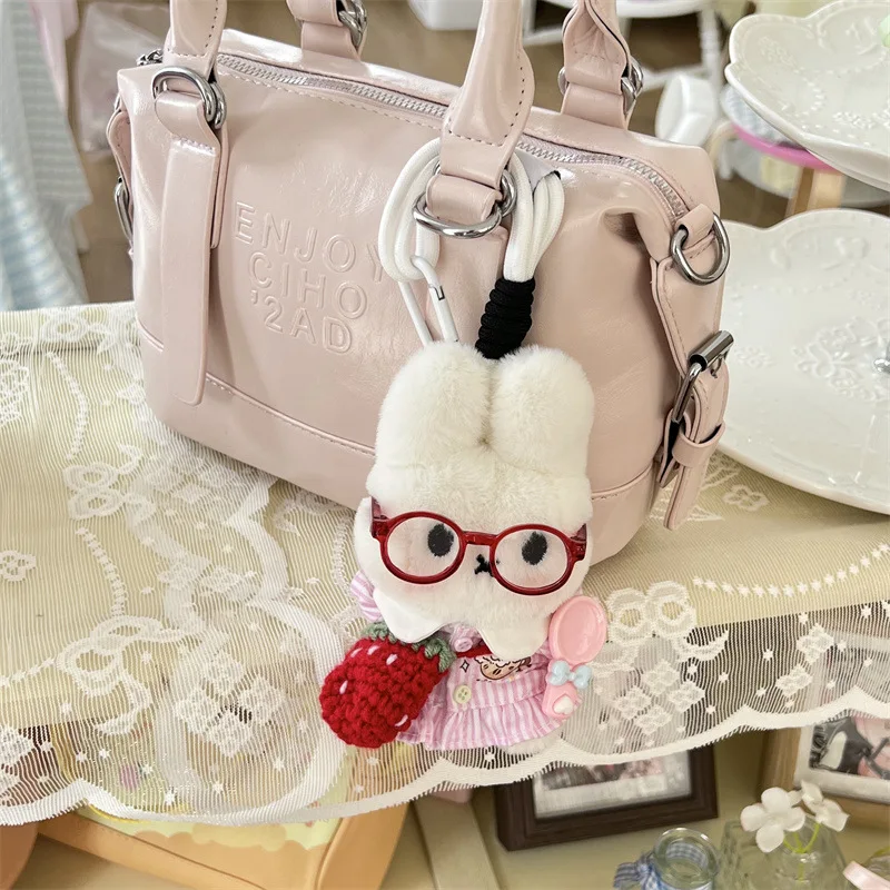 

Новый плюшевый брелок Miffy Girl, корейский студенческий рюкзак, модная подвесная цепочка, брелок для пар, детская игрушка с героями мультфильмов, подарок для девочки