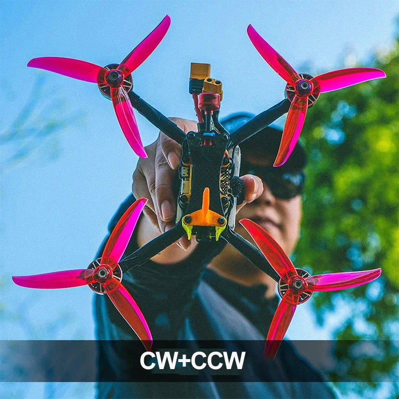 Gemfan VANOVER 5136 3 Blade PC Propeller CW+CCW for 5inch FPV Freestyle Quadcopter Racing Drone DIY Parts 2Pair