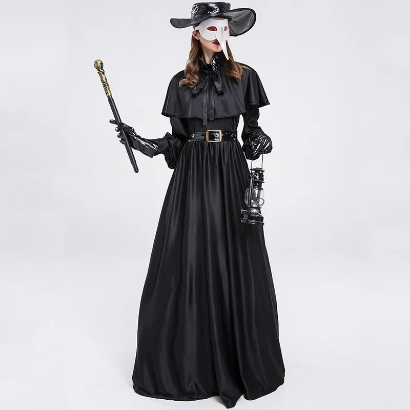 Halloween Crow Beak Medieval Steampunk Wind Ant-man European And American Plague Doctor Beak Costume