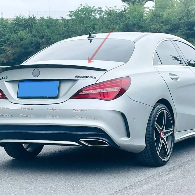 For Mercedes Cla C117 W117 Cla220 Cla200 Cla45 2014-2019 High Quality ABS Plastic Rear Trunk Lip Spoiler Body Kit Accessories