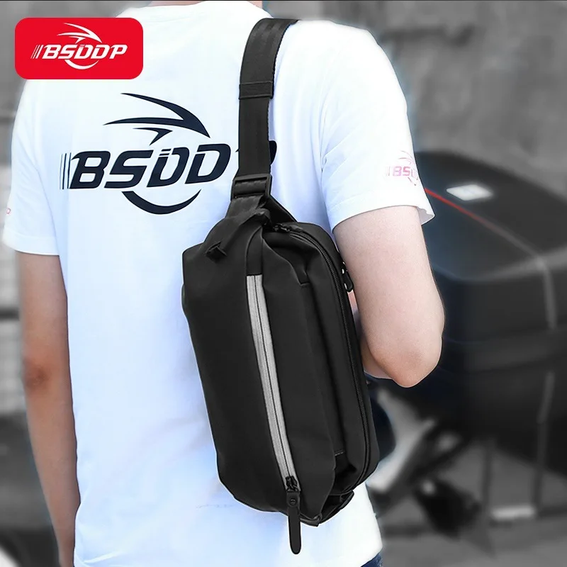 

Motorcycle Riding Waterproof Chest Bag Tactical Moto Bag Fashion Vest Street Wear Bag Waist Bag Functional Ladies Backpacks