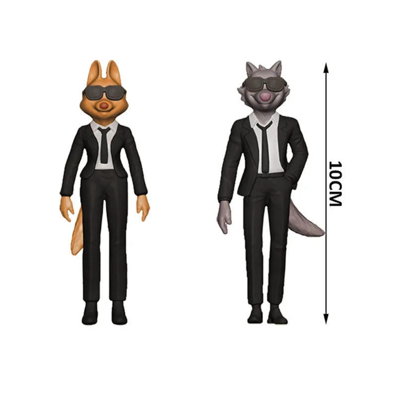 Nuevo Set de 6 Figuras de Acción de Los Chicos Malos, Juguetes Kawaii de Lobo, Piraña, Serpiente, Tiburón, Tarántula, Muñecos de Anime de PVC, Regalo de Cumpleaños