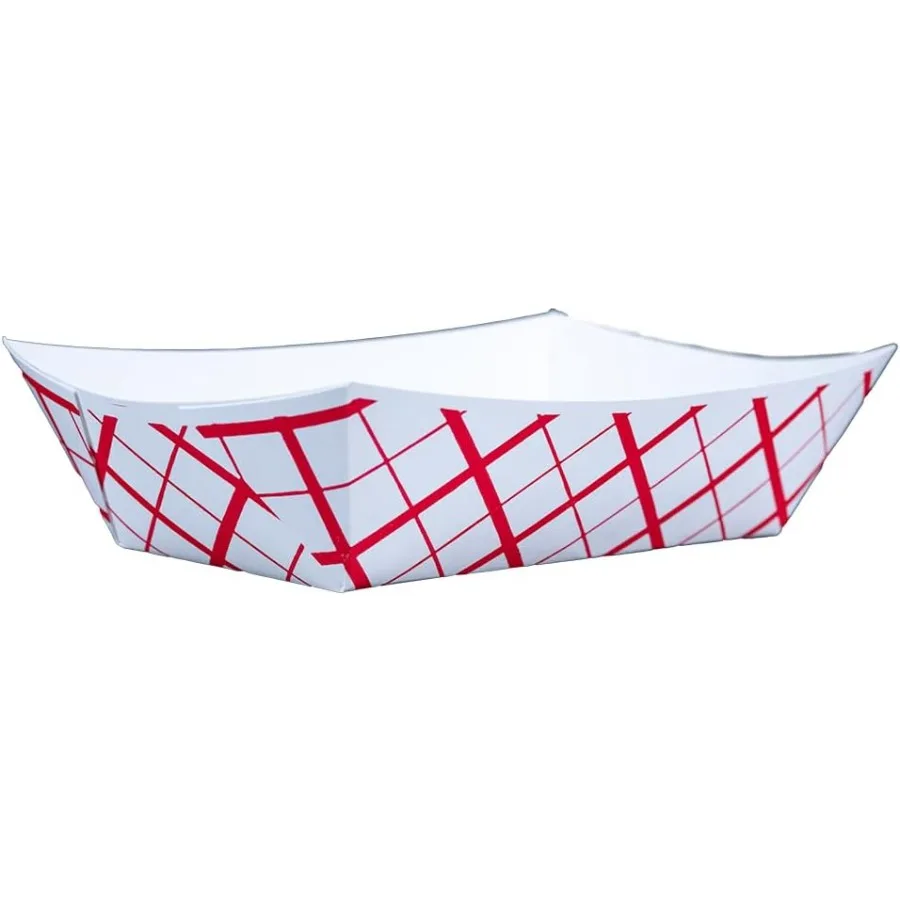 

Southland Paperboard Food Tray, 5 lb Capacity, Red Check (Case of 500)