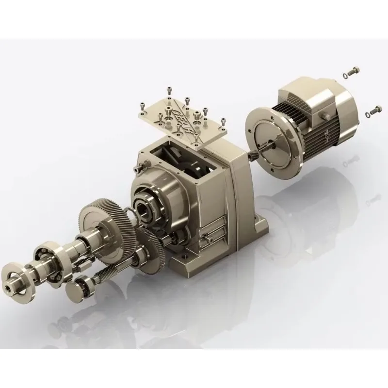 

RF37 Series 0.37KW Motor Flange Mounted Hard Tooth Inline Helical Gear Reducer High Quality Reducer for Textile Industry