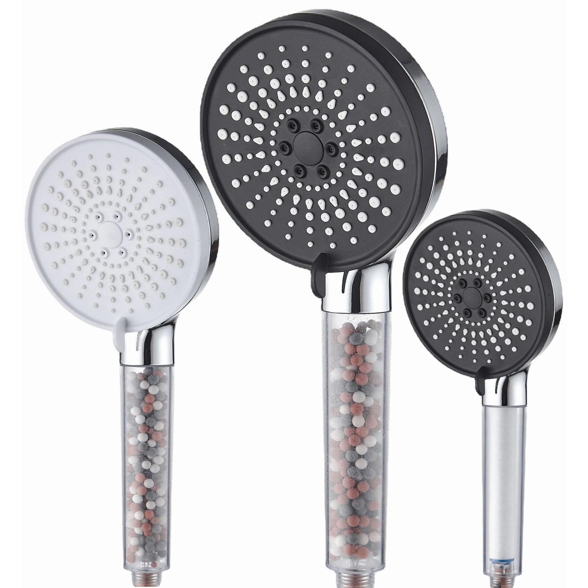 

Adjustable shower head, 5 modes, rainwater shower, high flow, high pressure, water-saving, shower mixer, bathroom accessories